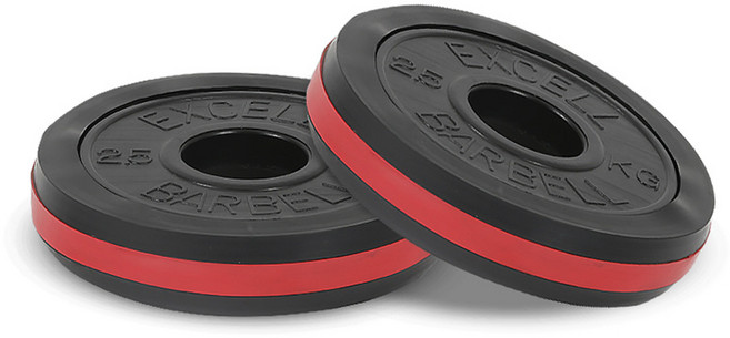 아리프 레드라인 중량 원판 2.5kg 덤벨, 2개