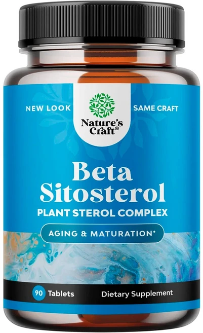 네이쳐스크래프트 베타시스테롤 베타시토스테롤 500mg 90캡슐 Betasitosterol, 1개, 90정 - 쿠팡