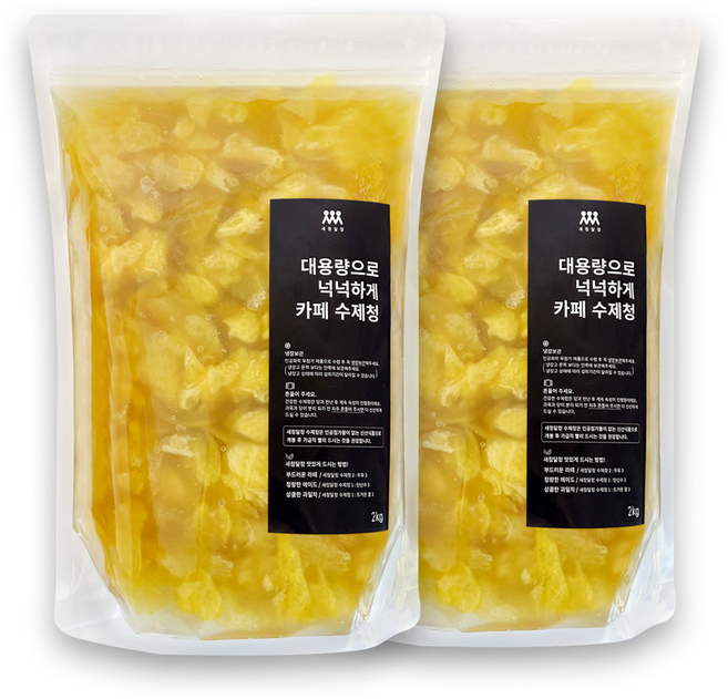 새청달청 수제 생강청 생강차 카페 납품, 1개, 2개입, 2kg