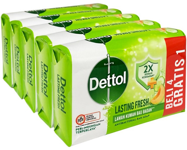 Dettol 滴露 持久清新香皂, 1個, 100g