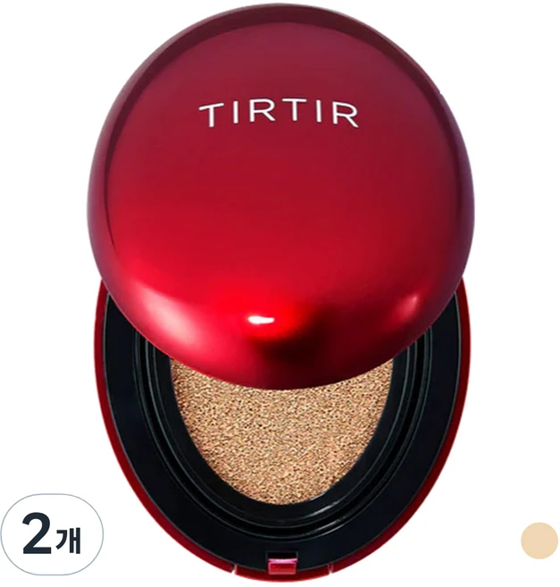 티르티르 마스크 핏 레드 쿠션 18g, 2개, 21N 아이보리 - 쿠팡
