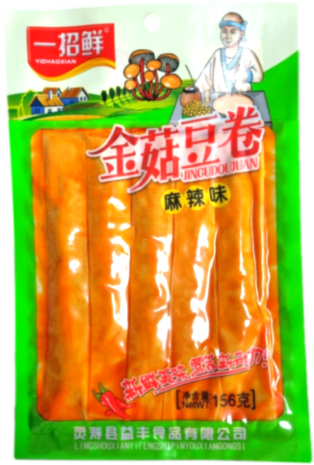 진구도우주안 팽이버섯 건두부말이 마라맛, 156g, 2개