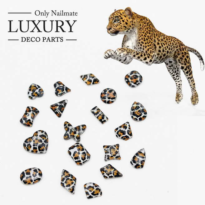 네일파츠 호피 무늬 19종 셀프네일아트, 파츠-10(1개입), 1개
