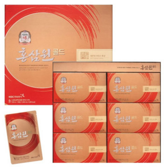 TJSANF정관장 홍삼원 골드 50ml 60포 정품 쇼핑백 포함fsh, 1개