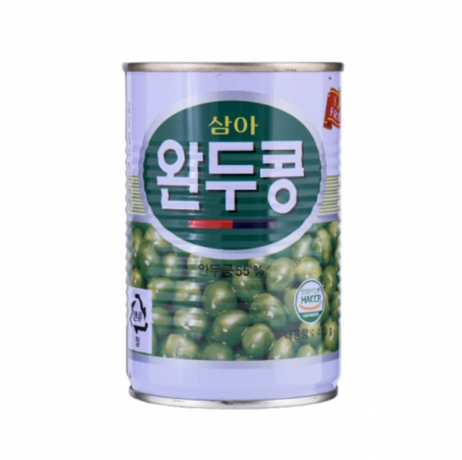 삼아 완두콩 400g 콩통조림, 9개