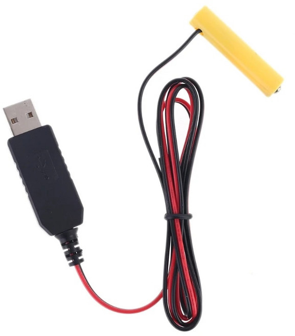 LR03 AAA 배터리 엘리미네이터 USB 전원 공급 케이블 교체 1~4pcs AAA 전기 장난감 손전등 시계용 1.5V 배터리, 3AAA, 3.3AAA