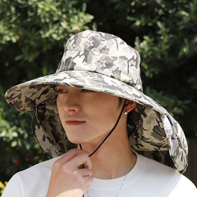 작업모자 마스크 등산모자 사파리모자