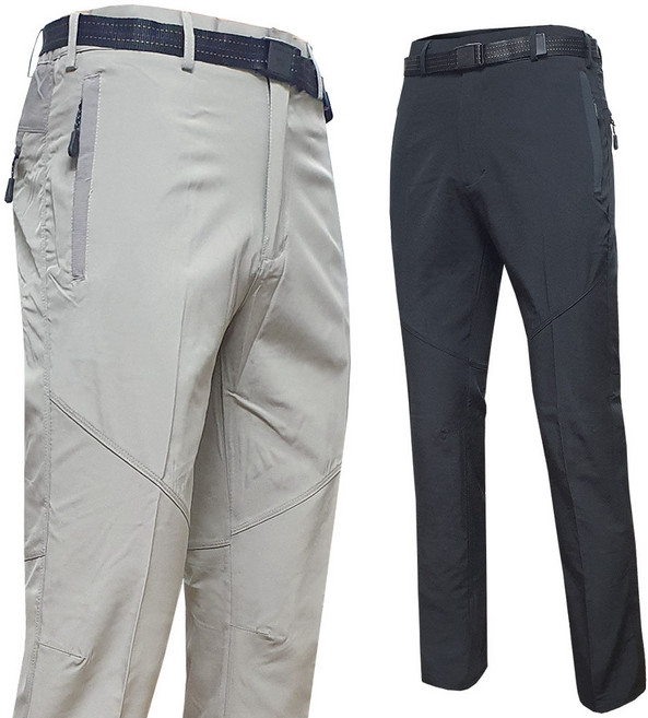 Starun 기능성 스판 여름 등산바지 솔리드 남성 여름바지 등산 낚시 작업복