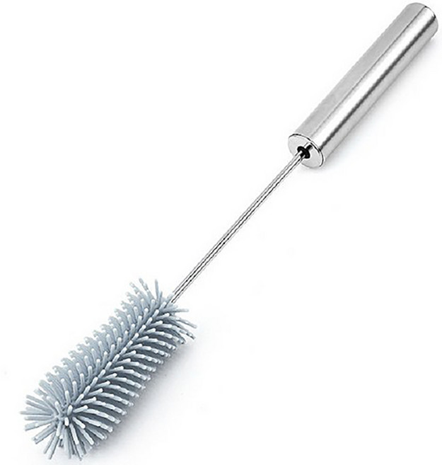 라베코 실리콘 물병 텀블러 세척솔, 1개, 그레이