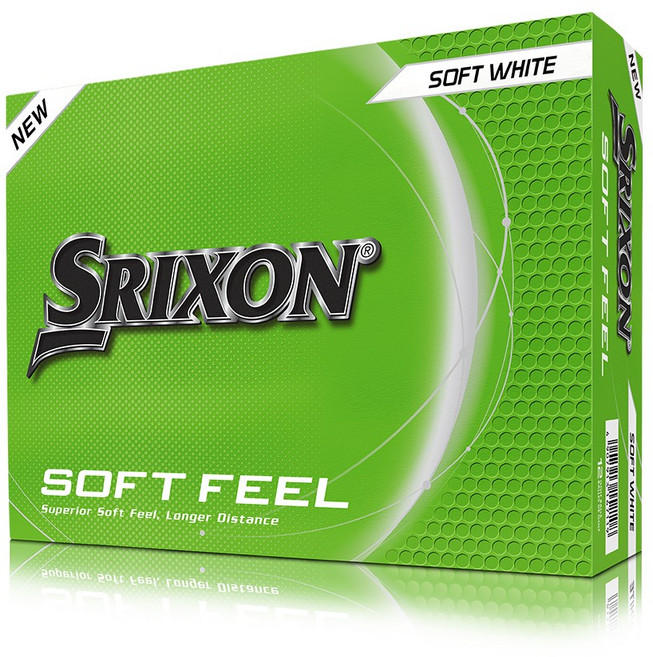 제이케이트레이더스 스릭슨 2피스 소프트필 골프공 12구 24구 모음, 유광 화이트, 1세트, 12개입