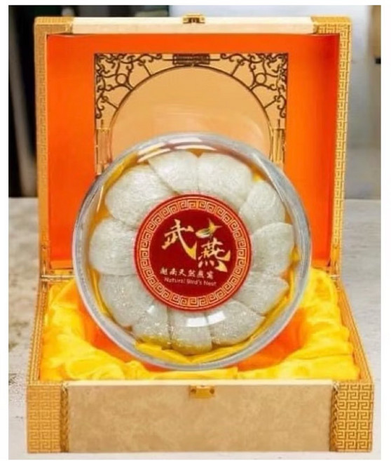 武燕 特選5A精緻燕窩 100公克 禮盒裝 無漂白 免挑毛, 50g, 1盒裝