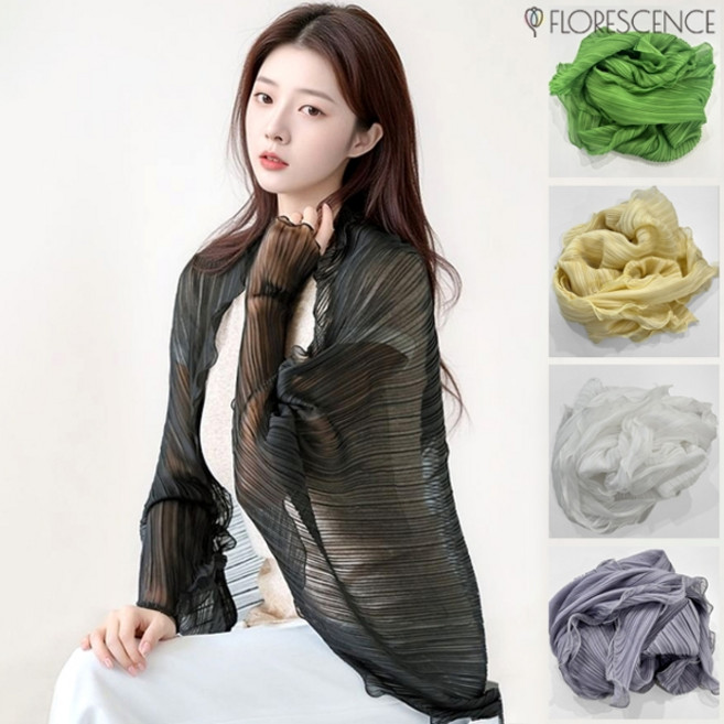 플로레센스 [플로레센스]플리츠 스카프 겸용 볼레로 5종