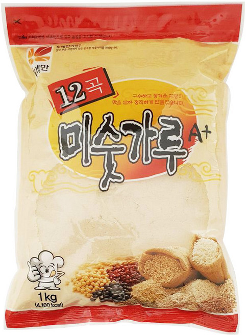 뚜레반 12곡 미숫가루, 7개, 1kg
