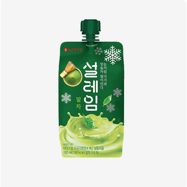 설레임 말차, 8개, 160ml