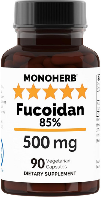 Monoherb Fucoidan 85% 모노허브 후코이단 푸코이단 500mg, 1개, 90정