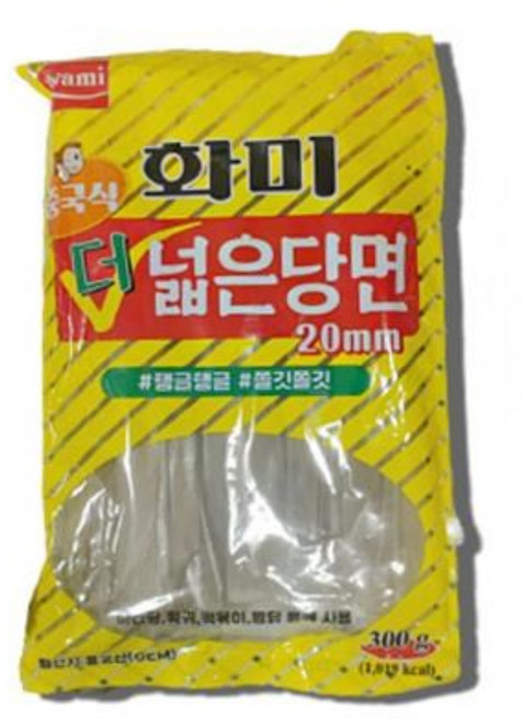 화미 중국식 더 넓은 당면 20mm, 300g, 1개