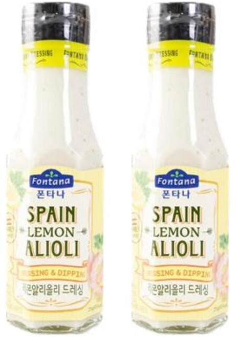 폰타나 스페인 레몬 알리올리 드레싱 270g 2개, 8세트