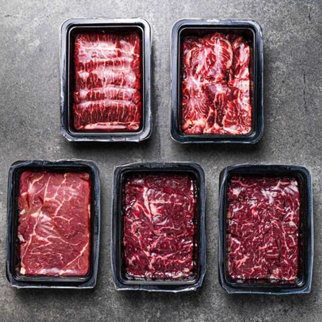 정~말 부드러운 소고기모듬 세트 1.1kg(등심300g+부채살200g+황제늑간200g+토시살200gx2팩), 1세트