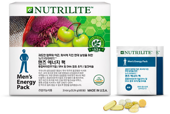 암웨이 피곤한 남성을 위한 멘즈 에너지 팩 선물세트, 315g, 1개