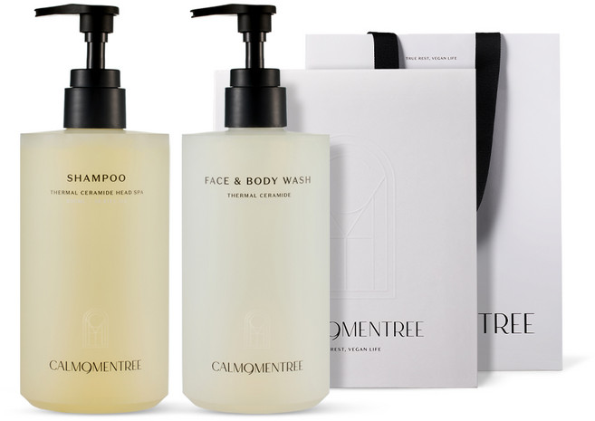 캄모멘트리 떼르말 헤드스파 정수리 샴푸&민감성 바디워시 세트 (500mlx2), 떼르말 워시 기프트 세트, 1세트, 500ml