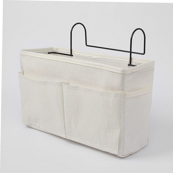 옷장선반 수납포켓(화이트) 사이드 걸이식 수납정리함 침대