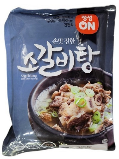 초원 즉석식품 소갈비탕 600g x 3팩 / 업소용 식당용 간편식 밀키트, 3개