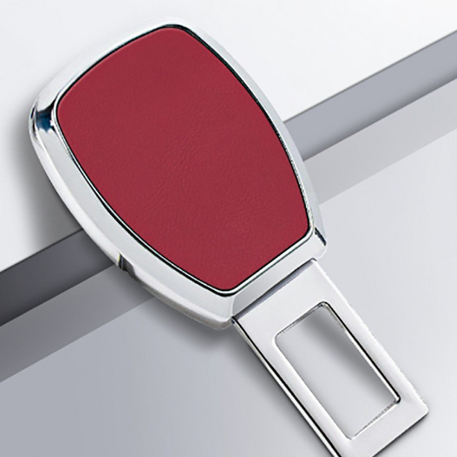 [플러스리빙] 차량용 자동차 악세사리 안전벨트연장클립 2P 1+1, 1세트, 버건디