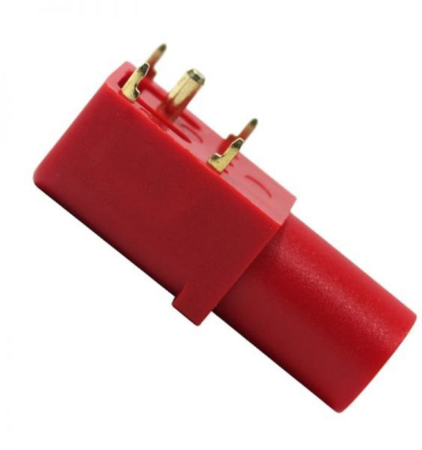 652F 전자 수리용 쉬운 설치 4mm 바나나 소켓 암 플러그, 1개, 02 Red
