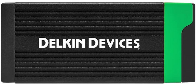 델킨디바이스 Delkin Devices USB 3.2 CFexpress 타입 B 및 SD UHS-II 리더기 10Gbps 전송 내장 저장 공간이 있는 소형 맥 윈도우와 호