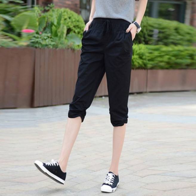 SAMARA 가을 여자 7부바지 팬츠