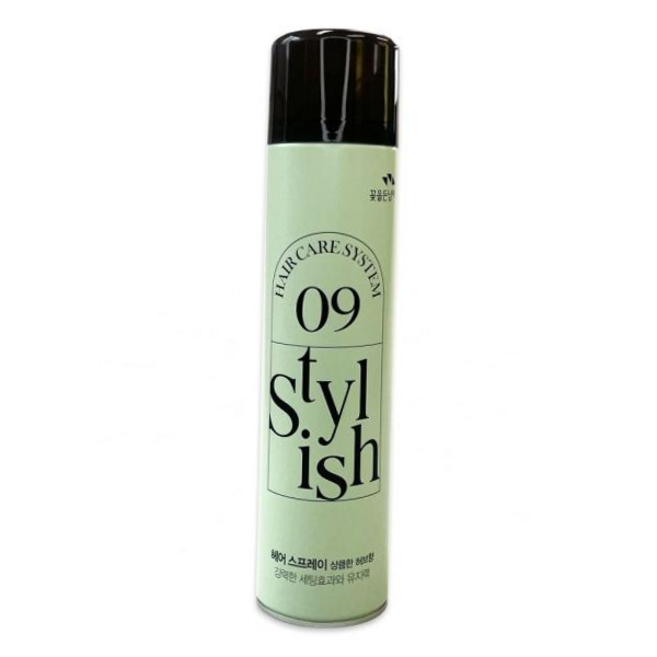 헤어스프레이 꽃남 스타일리쉬 09 허브향 -O 300ml DFWC10F2F, 본상품