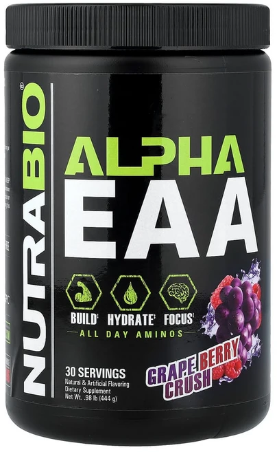 뉴트라바이오 알파 EAA 체리 그레이프 베리 크러쉬, 1개, 444g - 쿠팡