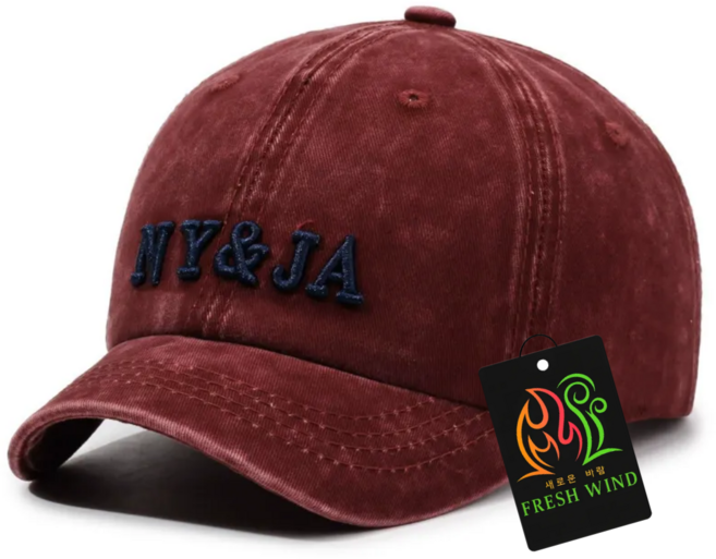 프레쉬윈드 NY&JA 아메리칸 레트로 6CM창 야구모자