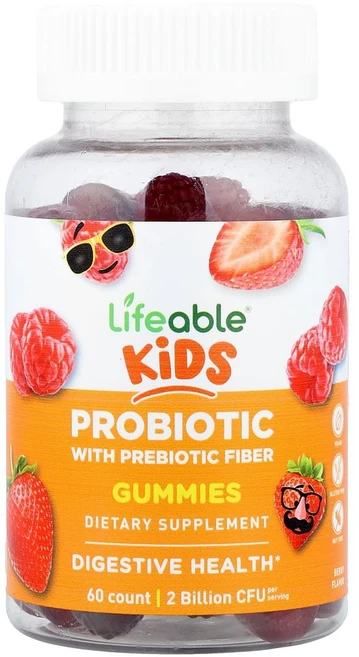아이허브 어린이용 프로바이오틱 구미젤리 천연 베리 10억CFU 구미젤리 60개, LFB73111, 1개, 60정 - 쿠팡