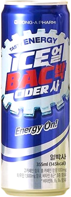 동아제약 얼박사 얼음 박카스 사이다 355ml 에너지드링크, 15개