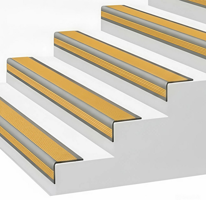 오스피셔스 계단 논슬립 패드 모서리 마감재, 옐로우, 5개