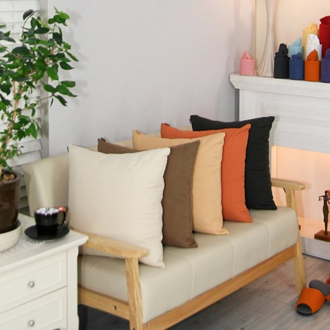 다하임 데일리 순면 쿠션+솜포함 50color 50x50cm [1시주문건까지 당일출고]