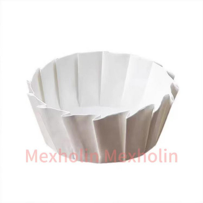주방 일회용 바스크 치즈케익 모형 주름케익유산지컵 미니 케익 종이베이킹컵, 6인치, 50개, 50개