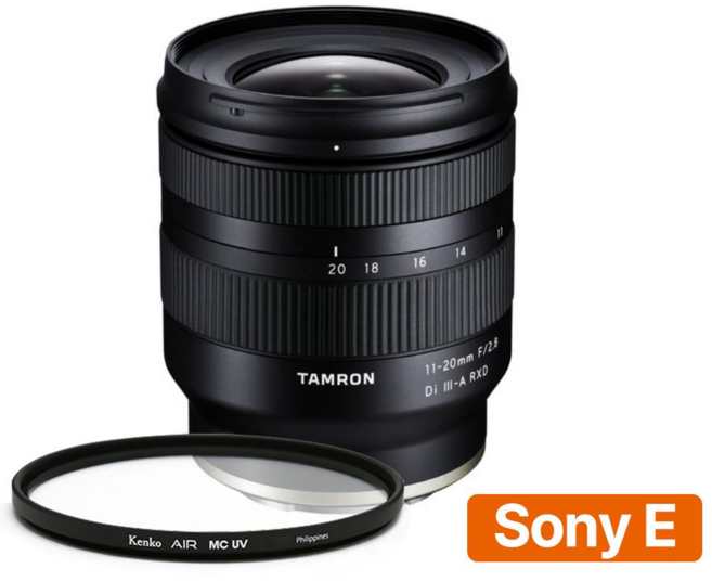 탐론 11-20mm F/2.8 Di III-A RXD B060 소니 E 렌즈 + 겐코 AIR MCUV 67mm 필터