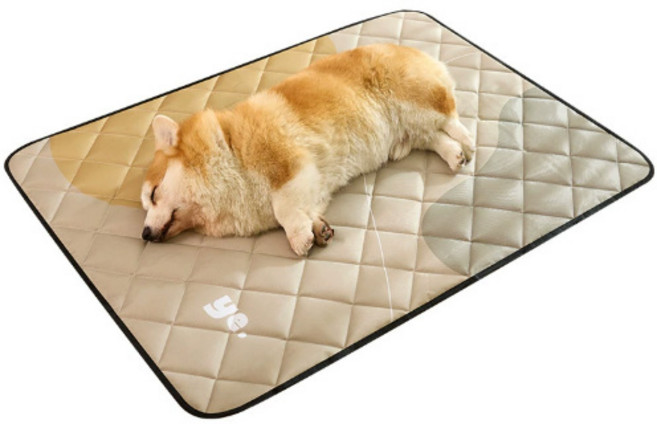 펫매트 강아지방석 방수 커버 사계절 켄넬 쿠션 고양이방석 애견 소파 매트 대소변패드, 1개, 노란색