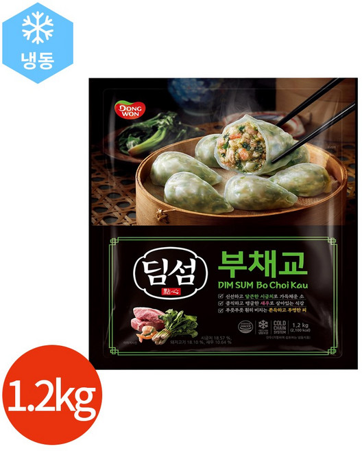 동원 딤섬 부채교, 1개, 1.2kg