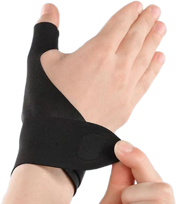 아유라인 경량 엄지손가락 손목보호대 남녀공용 아대, 1개