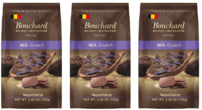 벨기에 부샤드 초콜릿 밀크 크런치 초콜릿 132g x 3개 (총 396g), 396g, 1개