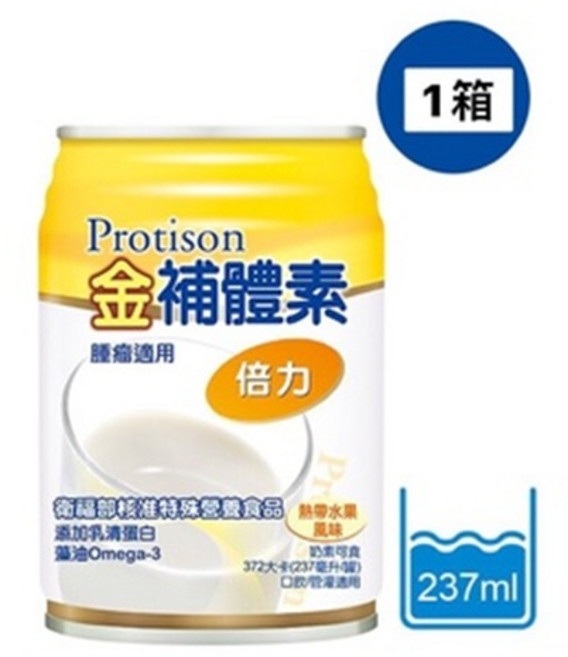Protison 金補體素 倍力飲品 水果風味, 237ml, 24個