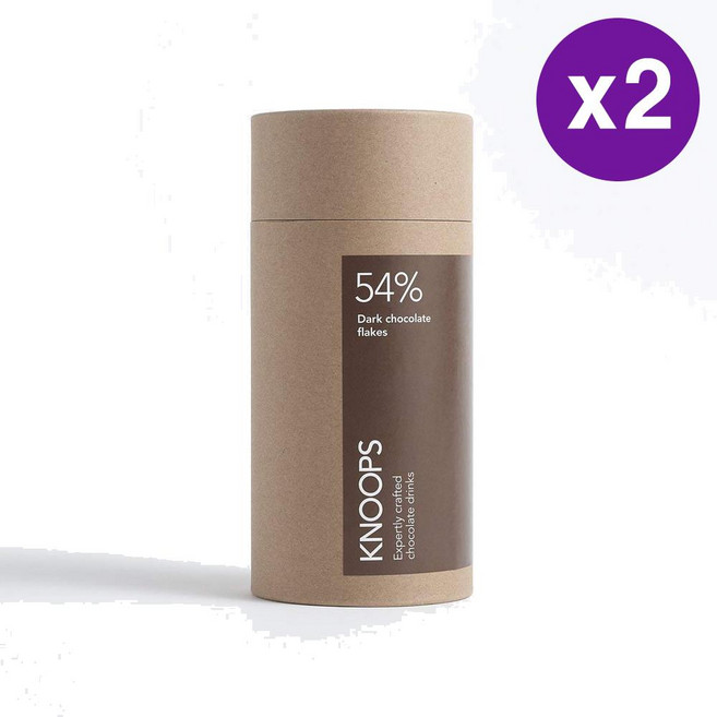 눕스 54% 다크 초콜렛 플레이크 Knoops 54% Dark Chocolate Flakes, 250g, 2개