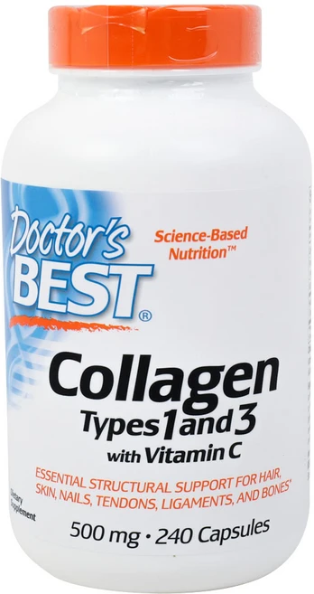닥터스베스트 콜라겐 타입 1 앤 3 500mg 캡슐, 240정, 1개 - 쿠팡