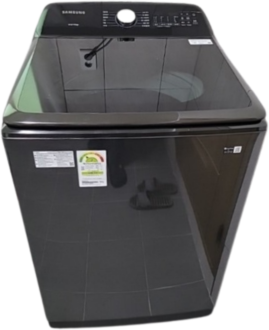 삼성 그랑데 통버블 세탁기 25kg WA25B8377KV 블랙캐비어 강력세탁 기사님설치 폐가전무상수거
