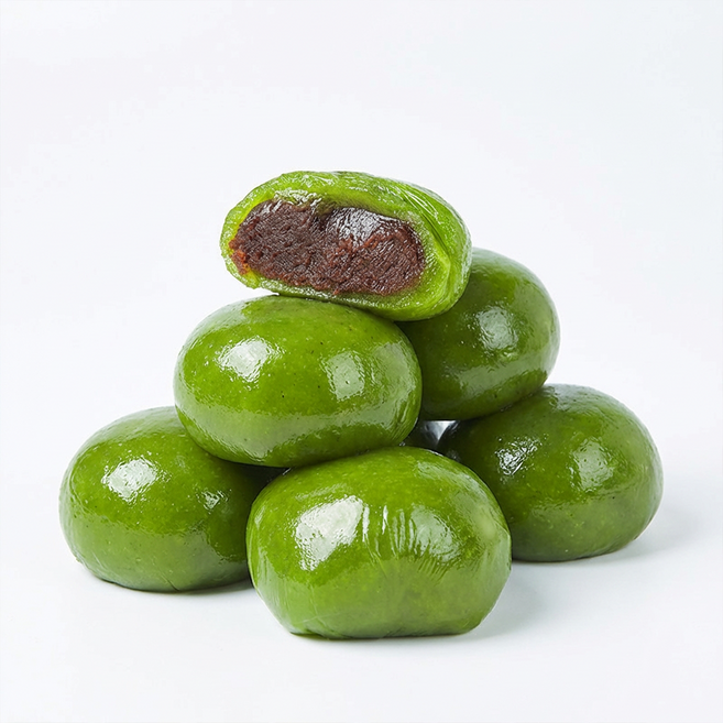 팥맛쑥떡 인절미 개별포장 당일제조 쑥 떡 인절미, 6개, 50g