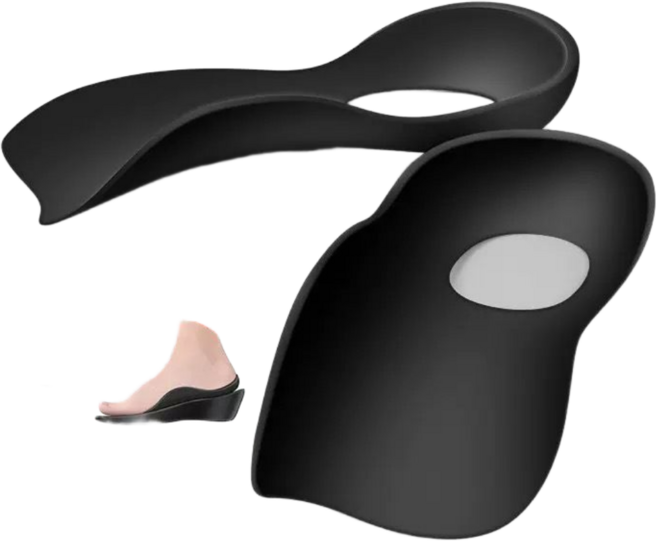 픽잇몰 교정깔창 휜다리교정패드 블랙 250mm~285mm, 1개