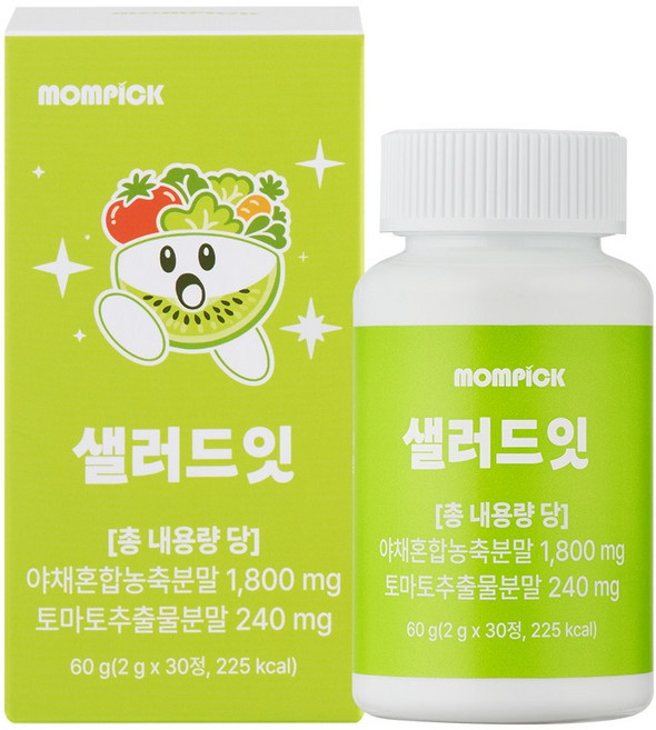 샐러드 잇 츄어블 캔디 식이섬유 정 정품, 1개, 30회분